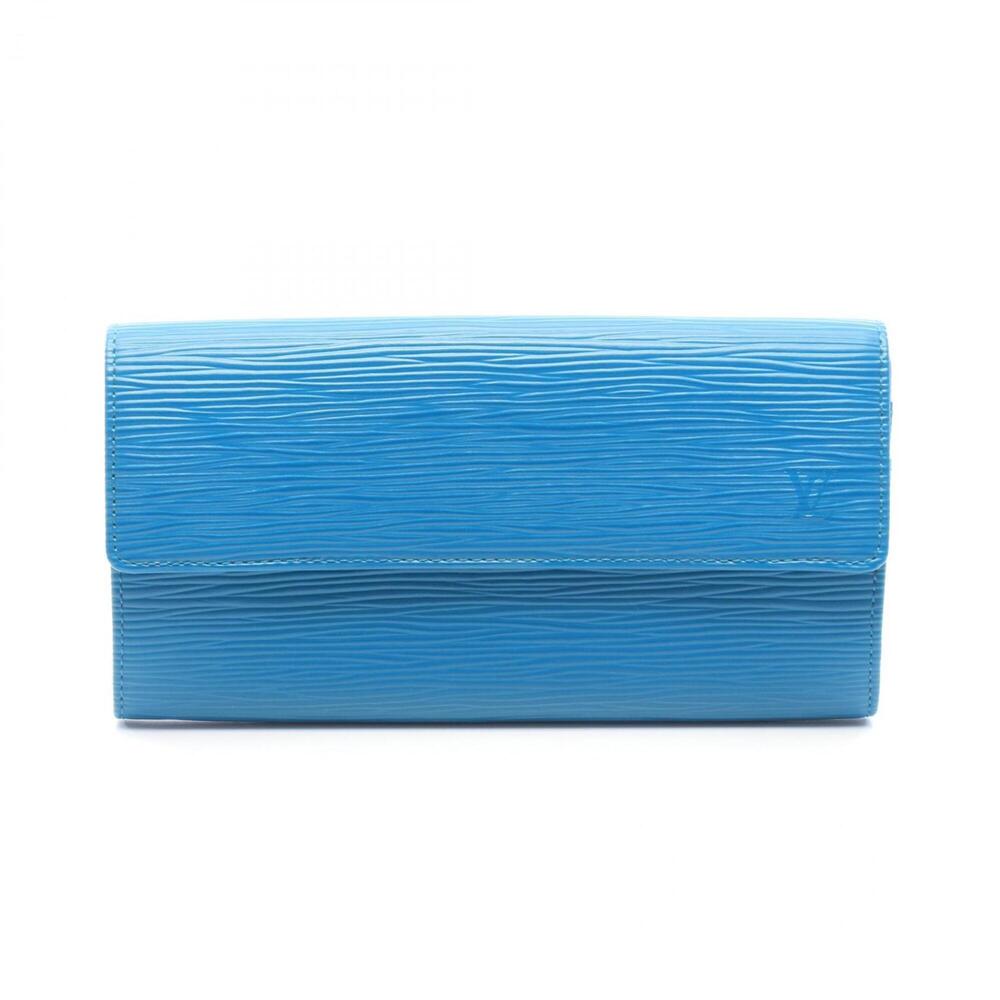 Louis Vuitton Portefeuille Sarah Bi-fold Long Wallet, Leather, Epi Women's, G...